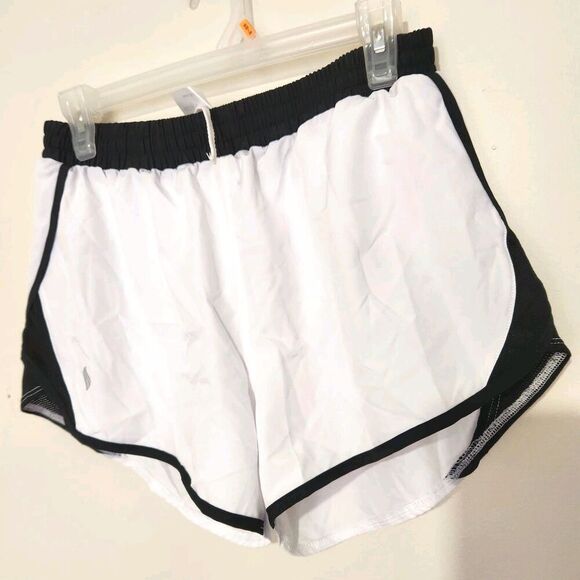 Santiny Running Shorts For Women Size Large Lightweight Zip Pocket Quick Dry  B9 - Picture 1 of 12
